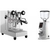 Lelit MaraX3 PL62X3, stainless steel + Eureka Atom W 75, chrome