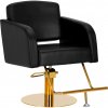 Kadernícke kreslo Gabbiano Turyn black gold