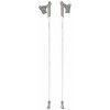 Palice na nordic walking Komperdell Poniente Carbon Pearl - white
