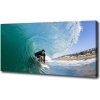 Foto obraz na plátne Surfer na vlne 100x50 cm