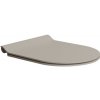 Záchodová doska GSI SLIM Soft Close, tortora mat/chróm