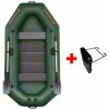 Kolibri boats | Čln Kolibri K-240 T zelený, lamelová podlaha