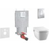 Grohe Uniset Súprava predstenovej inštalácie, sprchovacej toalety a dosky Tece, tlačidla Skate Cosmo, Rimless, SoftClose, chróm 38643SET-KT-GR