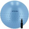 Spokey Half Fit 2 v 1 Masážna gymnastická lopta, 65 cm, modrá