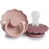 DVOJBALENIE CUMLÍKOV FRIGG DAISY BLUSH/ DUSTY ROSE, 0-6M, SILIKÓN