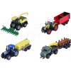 Autíčko farmárske Farm Trailer Majorette kovové 4 rôzne druhy dĺžka 13 cm