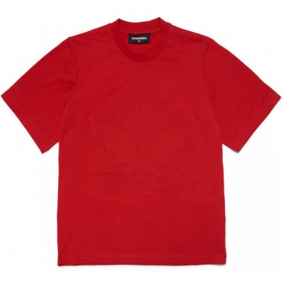 Dsquared Slouch Fit T-shirt červená