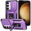 Kryt na Samsung Galaxy S24 odolný s krytom na fotoaparát fialový