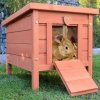 Malá kvalitná králikáreň, domček bez výbehu. Mini, 42x52x43cm.