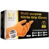 Brela Pro Care Grip Gloves Nitrilové oranžové