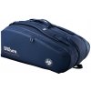Taška na rakety Wilson Roland Garros 2026 Super Tour Session de Soirée 15PK Navy/Clay