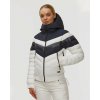 Dámska Lyžiarska Bunda Helly Hansen W Imperial Short Puffy Jacket Bielo-tmavomodrá