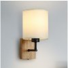 Brilagi Brilagi - Nástenná lampa NUBILA WOOD 1xE27/25W/230V dub/čierna/krémová BG1560 + záruka 3 roky zadarmo + záruka 3 roky zadarmo