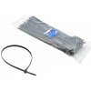 Sťahovacie pásky čierne s UV filtrom, 300x7.6mm, 100ks GEKO G17121