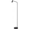 LUCIDE 36720/03/30 STIRLING stojacia lampa V1375mm LED 3W/230lm 2700K čierna, nabíjateľná batéria, 3StepDIM