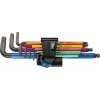 Wera 05022210001 Wera 950/9 Hex-Plus Winkelschlüsselsatz Čiernalaser