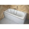 Besco INTRICA SLIM Vaňa obdĺžniková akrylátová 150x75cm, 165 l, Biela + nohy VANINTRICA150SL+OLVPINOZ