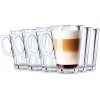 Poháre na latte s uškom 255 ml – sada 6 ks