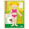 Woody Puzzle ľudské telo dievča