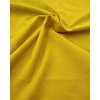 Bavlnený úplet s elastanom, 1 meter, 185gr / m2, horčicový