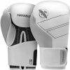 Boxerské rukavice - HAYABUSA - S4 - kože - biele
