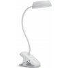 Philips 8719514396890 Donutclip dotyková štipcová lampička s lupou LED 3W/175lm 4000K USB biela stmievateľná