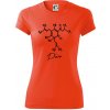 Barová chémia - pivo - Dámske Fantasy športové (dresovina) - XL ( Neónová oranžová )