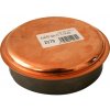 Viečko Antikoro 118 mm, Cu, dymové na komín, komínová záslepka na dymovod, zátka