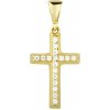 Lillian Vassago Zlatý prívesok zirkónový krížik LLV11 GP006