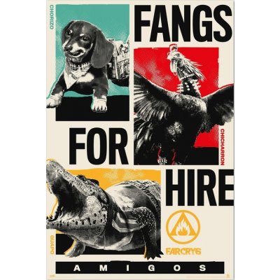 Plagát, Obraz - Far Cry 6 - Fangs for Hire, (61 x 91.5 cm)
