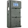 Nabíjačka Jupio Jupio USB Dedicated Duo Charger LCD pre Sony NP-FM50, NP-F550/F750/F970