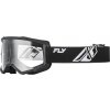 Brýle FOCUS, FLY RACING - USA dětské (černá/bílá - čiré plexi)