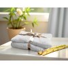 Sada uterák a osuška ÁČKO BAMBOO Light Grey