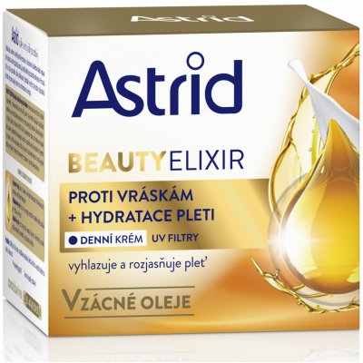 Astrid Beauty Elixir hydratačný denný krém proti vráskam s UV filtrami 50 ml