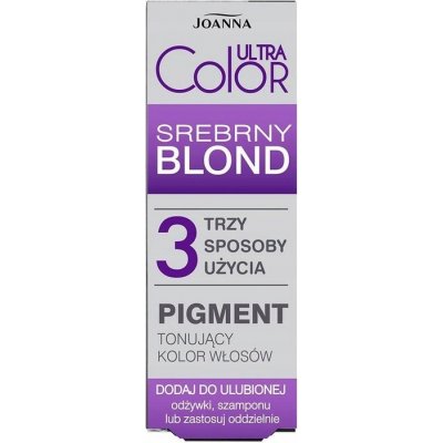 Joanna Ultra Color Pigment tónovacia farba vlasov Strieborná Blond 100ml