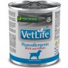 Farmina Vet Life dog hypoallergenic duck & potato konzerva 300g
