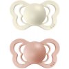 Bibs Couture ortodontické silikon ivory/blush 1×2ks