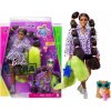 Barbie Extra Štýlová dlhovláska so zeleným boa a maznáčikom, Mattel GXF10 (mGXF10)
