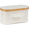 G21 Úložný box G21 30 x 15 x 15 cm, bambusový s vekom, béžový
