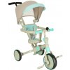 Trojkolka TRIKE FIX V4, kočík, balančný bicykel, 6v1, sivá, modrá biela