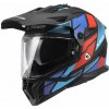 LS2 prilba PIONEER II MX702 Block black/red/blue - S