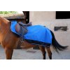 EQUITHÉME Deka bedrová Tyrex Equithème, s fleecom, nepremokavá, blue/black Dĺžka chrbta: 125 cm