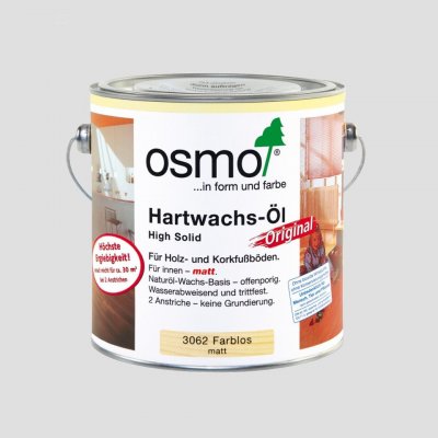 Osmo 3062 Tvrdý voskový olej Original 0,75 l Bezfarebný matný