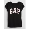 Detské tričko s logom GAP Čierna M Čierna Čierna