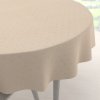 Biante Teflónový okrúhly obrus TF-085 Obdĺžničky na béžovom Ø 60 cm