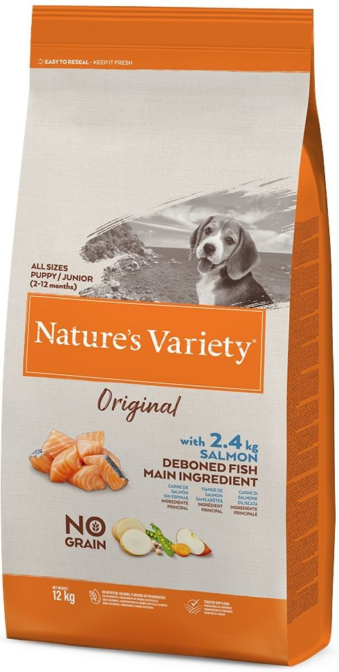 Natures Variety Original No Grain Junior losos 2 x 12 kg