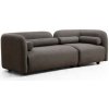 Hanah Home Trojmiestna pohovka Victoria 228 cm boucle sivá