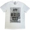 The Beatles Tričko Tour '64 Carnegie Hall Unisex White M