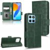 Peňaženkové kožené puzdro Triangle na Honor X8 5G/X6 - Zelená