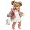 Llorens 42408 JULIA - realistická bábika so zvukmi a mäkkým látkovým telom - 42 cm